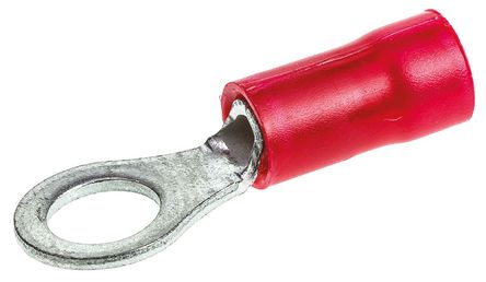 TE Connectivity - 34149 - TE Connectivity PLASTI-GRIP ϵ, ɫ Ե о ѹӶ 34149, M5 ˨, 5mmڻֱ, 21.74mmܳ		