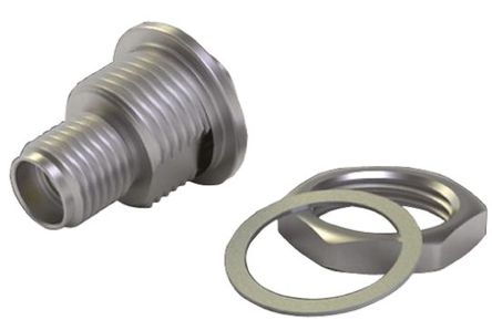 TE Connectivity - SMA-JB-1F-S - TE Connectivity SMA-JB-1F-S С 50 尲װ ͷ SMA  , ѹӣӶ˽, RG174, RG188, RG316		