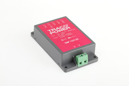 TRACOPOWER - TMP 15512C - TRACOPOWER 15W 3 ǶʽģʽԴ SMPS TMP 15512C, 120  370 V dc, 85  264 V ac, 5 V dc, 12 V dc		