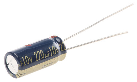 Panasonic - EEUFC1A221 - Panasonic FC  ϵ 10 V ֱ 220F ͨ  EEUFC1A221, 20%ݲ, 250m(ֵ), +105C		