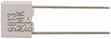 KEMET - MMK5223J100J01L15.0CBULK - KEMET MMK ϵ 22nF ͨ PET  (PET) MMK5223J100J01L15.0CBULK, 5%ݲ, 63 V 100 V , -55  +100 C		