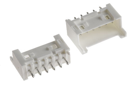 Molex - 53375-0610 - Molex MINI-LOCK ϵ 6· 2.5mmھ (1) ֱ PCB  53375-0610, Ӷ˽, 3A, ͨ		