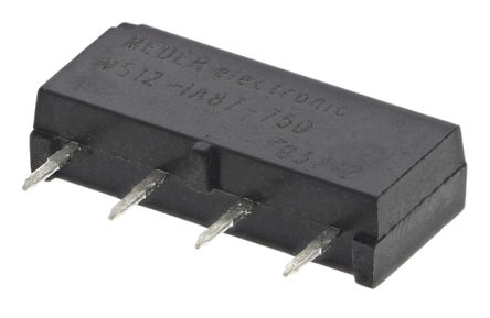 Meder - MS12-1A87-75D - Meder MS12-1A87-75D  Ƭ̵, 12V dc, 15.2 x 3.81 x 6.8mm		