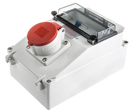 Mennekes - 24195 - Mennekes ɫ 3P+N+E RCD DIN 찲װ  24195, 16A, 400 V, IP44		