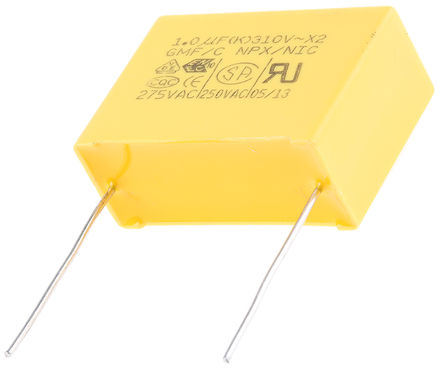 NIC Components - NPX105K310VX2F - NIC Components NPX ϵ 1F ۱ϩ (PP) NPX105K310VX2F, 10%, 310 V , ͨ		