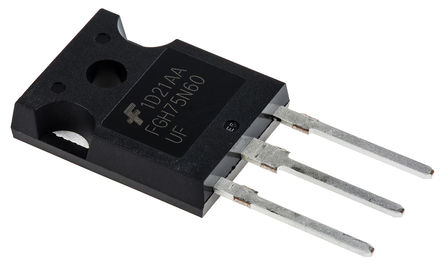 Fairchild Semiconductor - FGH75N60UFTU - Fairchild Semiconductor FGH75N60UFTU N IGBT, 150 A, Vce=600 V, 3 TO-247װ		