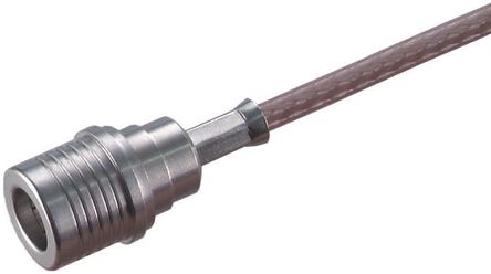 Huber & Suhner - 11_QMA-50-2-2/133_NE - Huber & Suhner 50 ֱͭϽ QMA  ͷ 11_QMA-50-2-2/133_NE, 0  11GHz, ѹӶ˽, RG316/U		