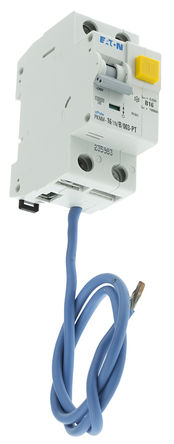 Eaton - PKNM-16/1N/B/003-PT - Eaton  ϵ 1+N B סլ RCBO, PKNM-16/1N/B/003-PT, 16A, 10 kA·		