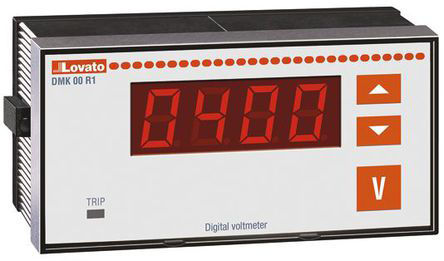 Lovato - DMK00R1 - Lovato DMK00R1 4λ LEDʾ  ֵѹ, 92 x 45 mm, -20C+60C		