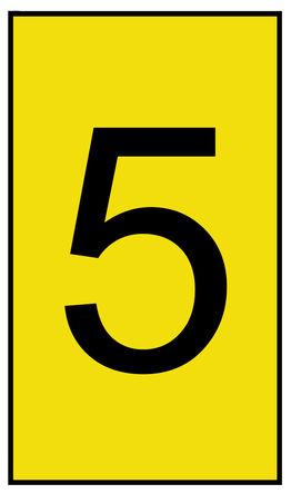 HellermannTyton - 901-10138 - HellermannTyton Ovalgrip ϵ 250װ Ƶ׺ Ϲ̶ ±ʶ 901-10138, 5mm, 5.3 mm, 1.7  3.6mmֱ, ӡ"5"ͼ		