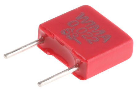 WIMA - MKS2C022201A00KSSD - WIMA MKS2 ϵ 22nF ͨ PET  (PET) MKS2C022201A00KSSD, 10%ݲ, 40 V 63 V ֱ, -55  +100 C		