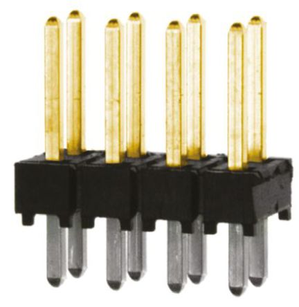 Samtec - TSW-104-07-L-D - Samtec TSW ϵ 8· 2.54mmھ (2) ֱ Ź TSW-104-07-L-D, Ӷ˽, 7.6A, ͨ		