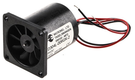 Micronel - D304L-006GK-2 - Micronel D300L ϵ 0.84W 6 V ֱ  D304L-006GK-2, 9.52m3/h, 13000rpm, 29.97 (Dia.) x 36.07mm		