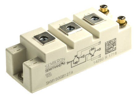 Semikron - SKM150GB12T4 - Semikron SKM150GB12T4 Nͨ IGBT ģ, ˫, 232 A, Vce=1200 V, 7 SEMITRANS2װ		