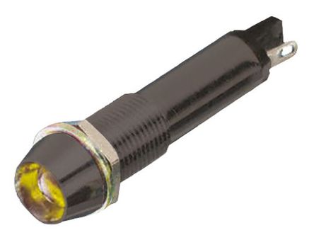 Dialight - 609-2322-140F - Dialight 609-2322-140F  ɫ LED ָʾ, ƬӶ, 9mmװ׳ߴ, 24 V ֱ		