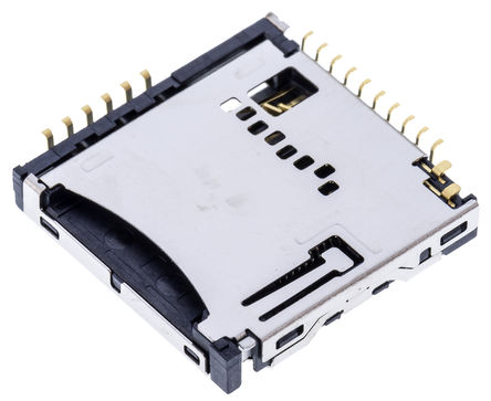 Molex - 49448-1411 - Molex 1.1mmھ 16 ˮƽ ĸ SMT 洢 SIM  49448-1411, Ӷ˽		