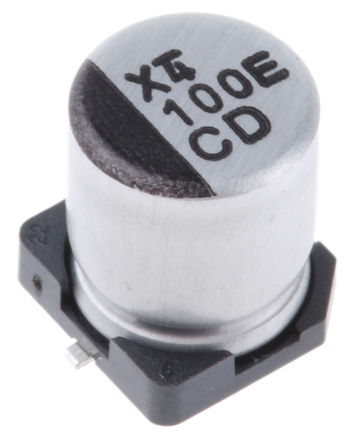 Nichicon - UCD1E101MCL1GS - Nichicon CD ϵ 25 V ֱ 100F SMD  UCD1E101MCL1GS, 20%ݲ, +105C		