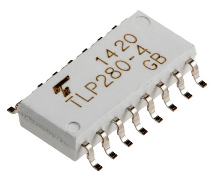 Toshiba - TLP280-4(GB,J,F) - Toshiba ͨ  TLP280-4(GB,J,F), ֱ, , 16 SOP װ		