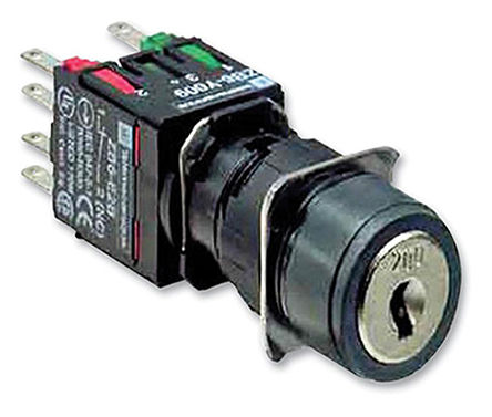 Schneider Electric - XB6AGB5B - Schneider Electric XB6AGB5B 2λ 70 ť, 30 V /ֱ, 15 mA, ִ		