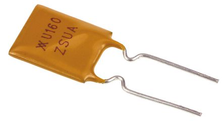 Littlefuse - RUEF160 - Littelfuse 1.6A  ߵ PCB ̶ɸλ۶ RUEF160, 0.9W, 30V dc, 8.9 x 3 x 15.2mm		