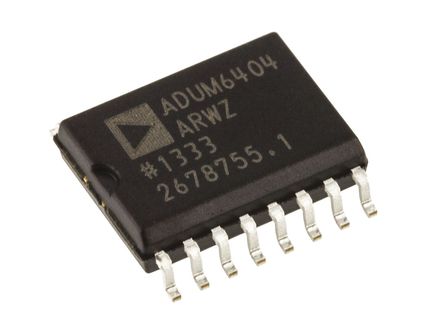 Analog Devices - ADUM6404ARWZ - Analog Devices ADUM6404ARWZ 4ͨ ָ, 5 KVrmsѹ, 16 SO		