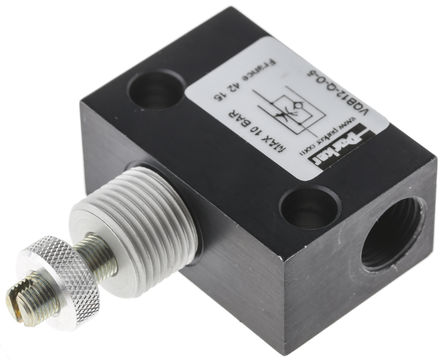 Parker - VQB12-Q-O-5 - Parker VQB ϵ  VQB12-Q-O-5, 1/8 in., 1/8 in.		