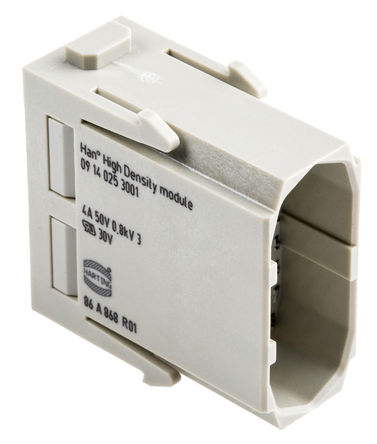 Harting - 09140253001 - Harting HAN Modular ϵ 3  25 ·  RJ45-Rangierfeld 09140253001,  5A/ 50 V		