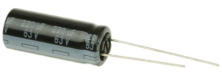 Panasonic - EEUFR1J221L - Panasonic FR ϵ 63 V ֱ 220F ͨ  EEUFR1J221L, 20%ݲ, 33m(ֵ), +105C		