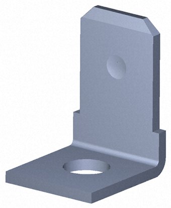 TE Connectivity - 42095-1 - TE Connectivity FASTON .250 ϵ ֱ ˨װƬ߶ 42095-1, 6.35 x 0.81mmƬ		