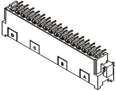 Harting - 09063486901 - Harting 09 06 ϵ 3  48 · 2.54mm ھ ֱ DIN 41612 ͷ 09063486901, F C2ȼ, Ӷ˽, 6A		