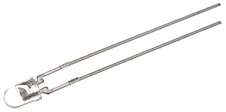 Broadcom - HLMP-1340 - Broadcom HLMP ϵ ɫ (626 nm ) LED HLMP-1340, 1.9 V, 55 mcd, 45 ӽ 3mm (T-1) ͨ		