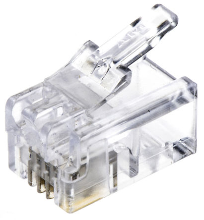 COMMSCOPE - 5-641334-2 - COMMSCOPE 4P4C Cat3  RJ22 ģ黯ͷ 5-641334-2, °װ, ͭо		