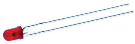 Kingbright - L-934SRD-G - Kingbright Round ϵ ɫ (640 nm ) LED L-934SRD-G, 1.85 V, 500 mcd, 60 ӽ 3mm (T-1) ͨ		