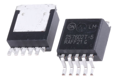 ON Semiconductor - LM2576D2T-005G - LM2576D2T-005G, ANA 5V 3A PWR SW REG		