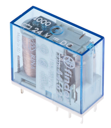 Finder - 44.62.7.024.4000 - Finder 44.62.7.024.4000 ˫˫ PCB װ Ǳ̵, 24V dc		