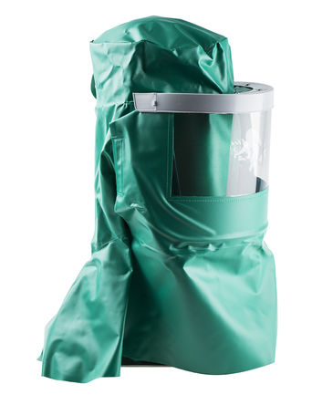 Alpha Solway - CMH4 - Chemical headgear with neck cap,visor		
