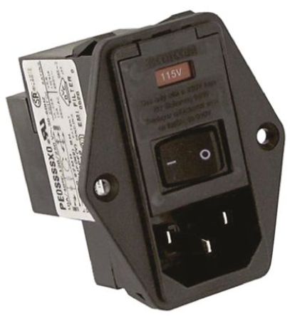 TE Connectivity - PE0SSSSX0 - TE Connectivity װ C14 IEC ˲ ͷ PE0SSSSX0, ζ˽, 10A, 250 V 		