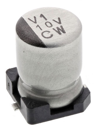 Nichicon - UCW1V100MCL1GS - Nichicon CW ϵ 35 V ֱ 10F SMD  UCW1V100MCL1GS, 20%ݲ, +105C		
