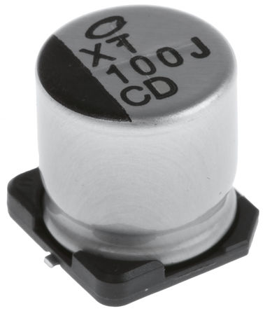 Nichicon - UCD1J101MNL1GS - Nichicon CD ϵ 63 V ֱ 100F SMD  UCD1J101MNL1GS, 20%ݲ, +105C		