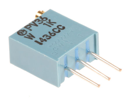 Bourns - PV36W102C01B00 - Bourns PV36W ϵ 25 ת ͨ ΢ PV36W102C01B00, Ӷ, 1k 10%, 0.5W, 100ppm/C		