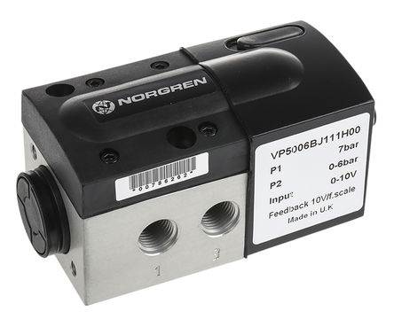 Norgren - VP5006BJ111H00 - Norgren VP50 ϵ 1400nl/min G 1/4  ȵ/ Ʒ VP5006BJ111H00, 尲װ, 24V dcȦѹ, 2  14bar, 0  +50C		