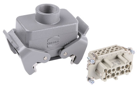 Harting - 09300101731+09330102701 - Harting Han E ϵ 10   󸺺ɵԴ׼ ʽ׼ 09300101731+09330102701, PG16 Ƴߴ, 16A, 500 V		