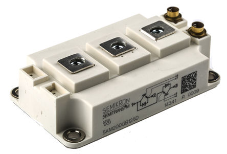 Semikron - SKM200GB125D - Semikron SKM200GB125D Nͨ IGBT ģ, ˫, 200 A, Vce=1200 V, 3 SEMITRANS3װ		