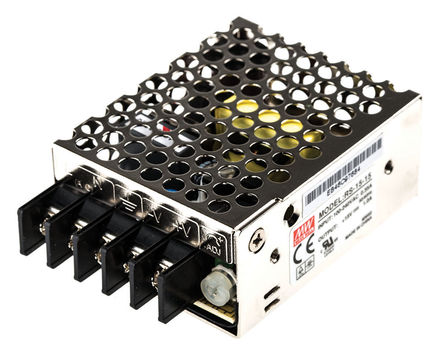 RS Pro - RS-15-15 - RS Pro 15W  ǶʽģʽԴ SMPS RS-15-15, 120  370 V dc, 85  264 V ac, 15V dc, 1A, 81%Ч, շװ		