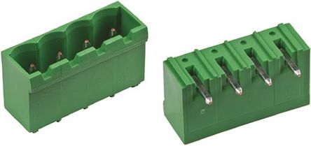 TE Connectivity - 796638-4 - TE Connectivity Buchanan ϵ 4· 5.08mmھ (1) ֱ PCB ߶ӿ 796638-4, Ӷ˽, 15A, ͨ		