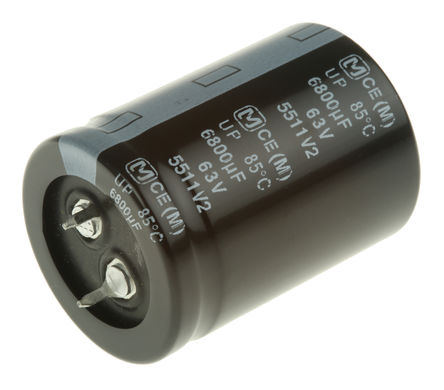 Panasonic - ECEC1JP682DJ - Panasonic UPTS  ϵ 63 V 6800F ͨ  ECEC1JP682DJ, 20%ݲ, +85C		