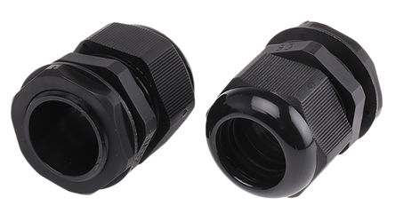 HellermannTyton - NGM32-BLK - HellermannTyton IP68 ɫ  ĸĵ¹̶ͷ NGM32-BLK, 18mm  25mmֱ, M32		