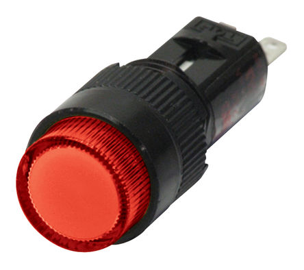 Idec - AP2M122-R - Idec AP2M122-R 14 mm ɫ LED ָʾ, ӽӶ, 12.2mmװ׳ߴ, 24 V ֱ		