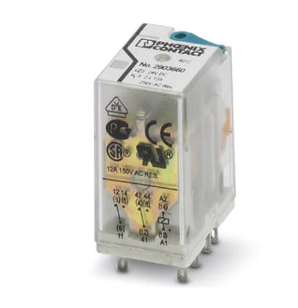 Phoenix Contact - 2903665 - Phoenix Contact 2903665 ˫˫ ʽ Ǳ̵, 220V dc		