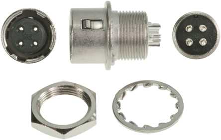 Hirose - HR10G-7R-4S(73) - Hirose HR10 ϵ 4· 尲װ ֱ   HR10G-7R-4S(73), ĸ, ʽӺ		